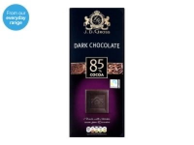 J.D. Gross Dark Chocolate 85% £1.39