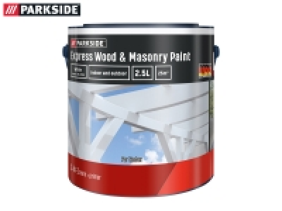 Lidl  Parkside 2.5L Express Wood < Masonry Paint
