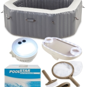 Aldi  Inflatable Hot Tub & Accessories