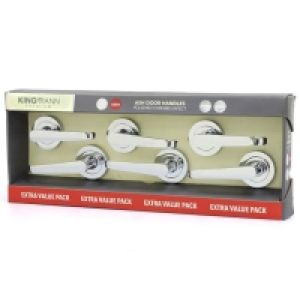 Ash Polished Chrome Effect Door Handles £19.00