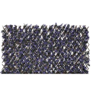 Faux Leaf Trellis 90x180cm - Lilac £35.00