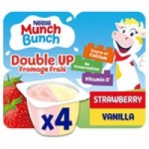 Munch Bunch Double Up Strawberry & Vanilla Fromage Frais £1.50