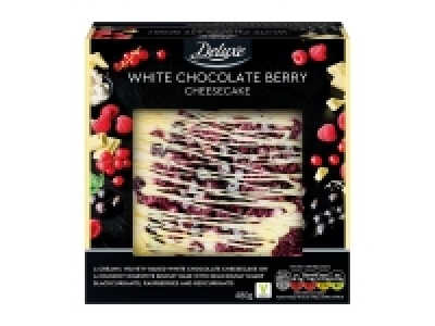 Deluxe White Chocolate Berry Cheesecake