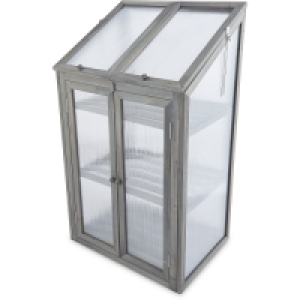 Wooden Mini Greenhouse Grey