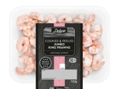 Deluxe Cooked and Peeled Jumbo King Prawns £4.99