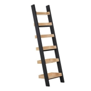 Ashstead Ladder Shelf - Oak & Charcoal &pound;117.00