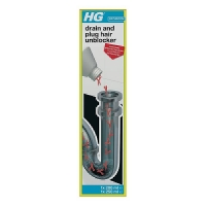 HG drain and plug hair unblocker 450 ml £6.40