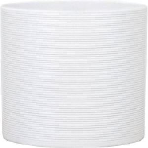 White Plant Pot - 19cm