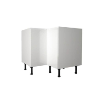 Handleless White Gloss 935mm Corner Base Unit £770.00