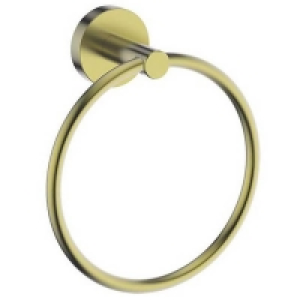 Bathstore Aero Towel Ring - Brushed Brass £30.00