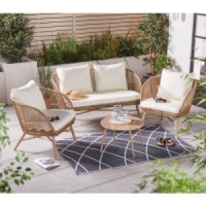 Aldi  Gardenline Rope Effect Furniture Set