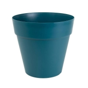 Soho Contemporary Plastic Blue Pot - 21cm