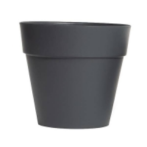 Soho Contemporary Grey Planter - 17cm