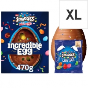 Tesco  Smarties Milk Cho Incredible Easter Egg 470G