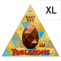 Tesco  Toblerone The Edgy Egg Milk Chocolate Easter Egg 298G