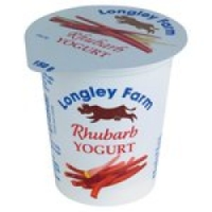 Longley Farm Rhubarb Yogurt