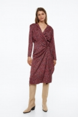 Satin wrap dress £12.00