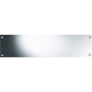 Wickes Finger Plate Chrome 76x305mm £2.51
