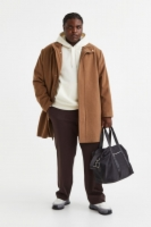 Wool-blend funnel-collar coat £35.00