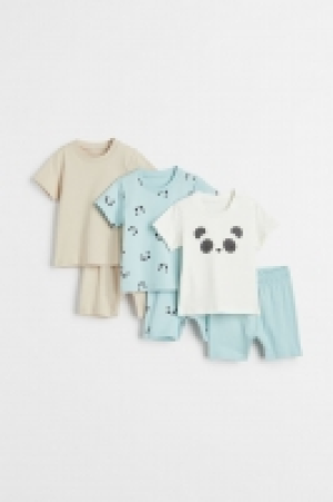 3-pack cotton pyjamas £9.00