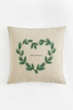 Linen-blend cushion cover £7.00