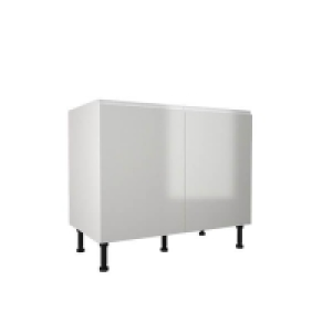 Handleless White Gloss 1000mm Base Unit