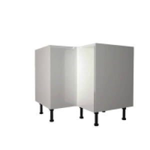 Handleless Grey Gloss 935mm Corner Base Unit &pound;766.00