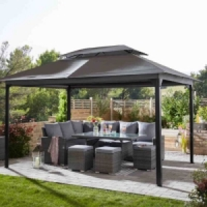 RobertDyas  Monaco 3m x 4m Rolling Gazebo
