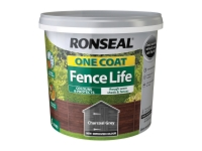 Ronseal 5L One Coat Fence Life - Charcoal Grey £7.99
