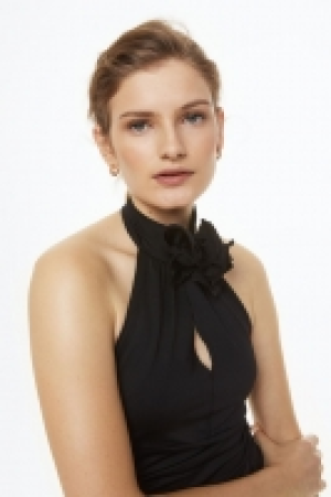 Draped halterneck body £12.00