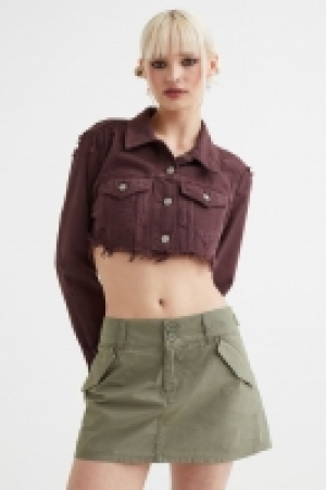 Cropped denim jacket £18.00