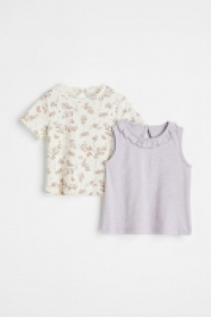 2-pack cotton tops £6.00