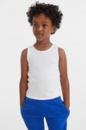 5-pack cotton vest tops £8.00