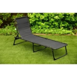 Vancouver Premium 3 Position Folding Relaxer Bed - Black £35.00