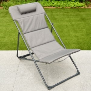 Dakota 3 Position Relaxer Deck Chair With Pillow £25.00