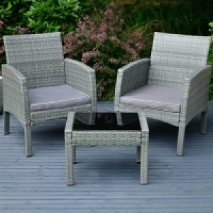BMStores  Sorrento Armchair Bistro Set 3pc
