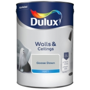 BMStores  Dulux Walls & Ceilings Matt Paint 5L - Goose Down