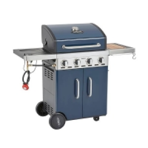Outback Saturn Pro 4 Burner Gas BBQ - Blue &pound;450.00
