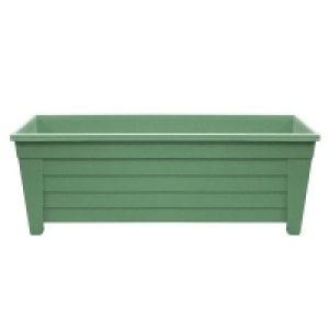 Homebase  Green Trough Planter - 55cm