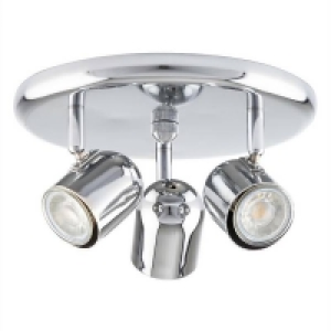 Phoenix 3 Lamp Spotlight - Chrome £25.00