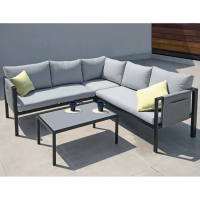 HomeBargains  The Outdoor Living Collection: Ibiza Corner Sofa Set