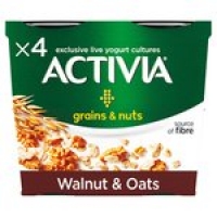 Morrisons  Activia Grains & Nuts Walnut & Oats Yogurts