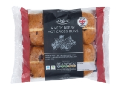 Deluxe Premium Very Berry Hot Cross Buns
