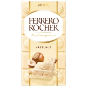 BMStores  Ferrero Rocher White Chocolate Hazelnut Block 90g