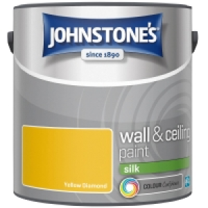 Johnstones Paint Vinyl Silk Emulsion 2.5L - Yellow Diamond £10.00
