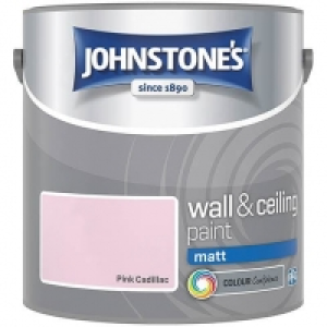 Johnstones Paint Vinyl Matt Emulsion 2.5L - Pink Cadillac £10.00