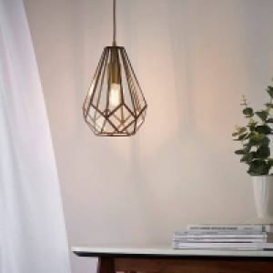 Polly Pendant Light - Antique Brass £65.00