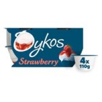 Morrisons  Oykos Greek Style Strawberry Yogurts