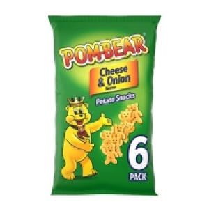 6pk Pom-Bear Cheese & Onion £1.25