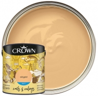 Wickes  Crown Matt Emulsion Paint - Old Gold - 2.5L